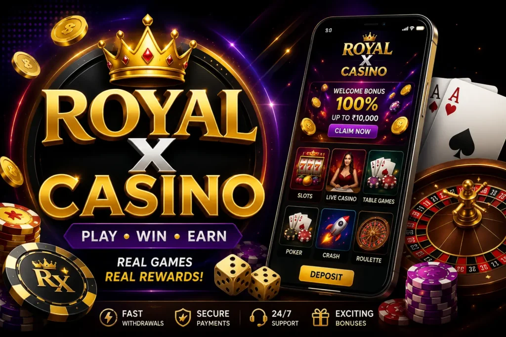 RoyalXCasino Game Play, Win and Earn